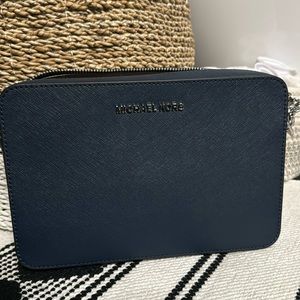 Michael Kors Navy Blue Crossbody Bag